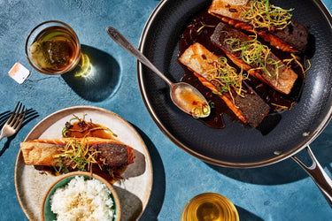 Salmon with Ginger, Honey and Chilli