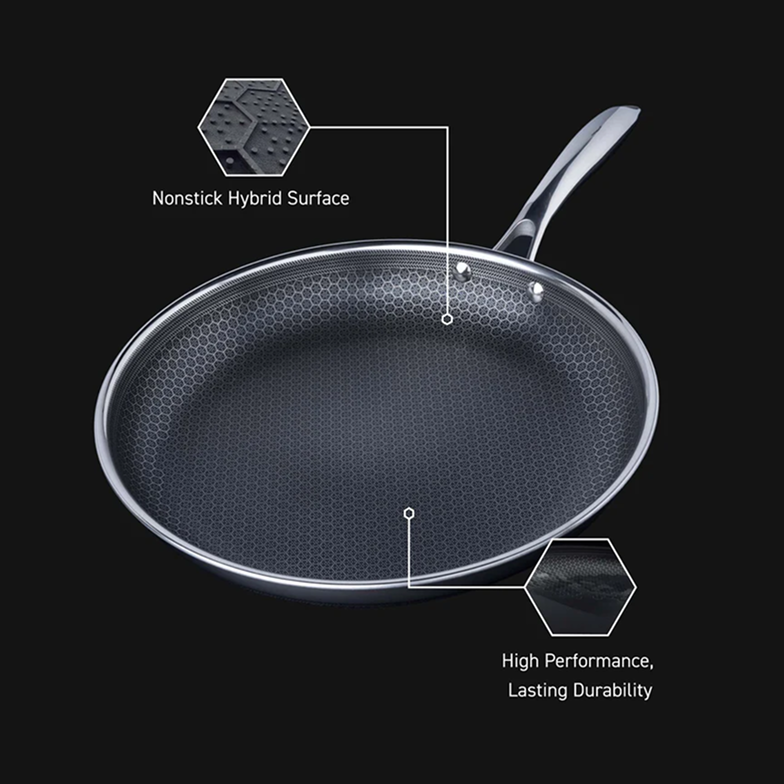 30 cm HexClad Hybrid Pan with Lid
