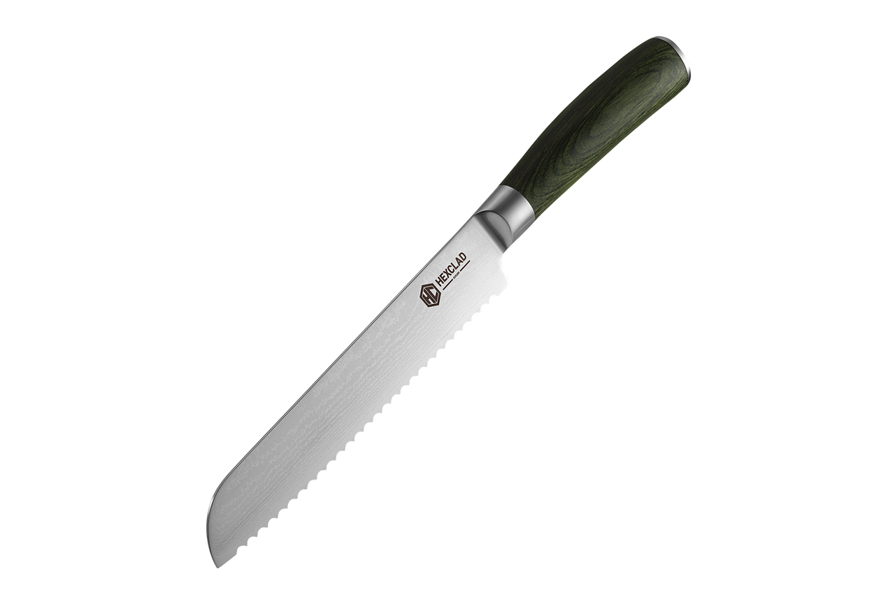 Damascus Steel 20 cm Serrated Bread Knife