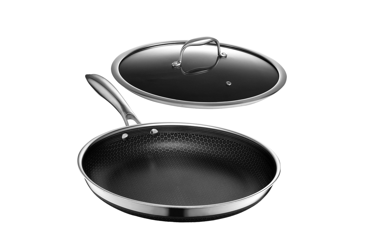 30 cm HexClad Hybrid Pan with Lid