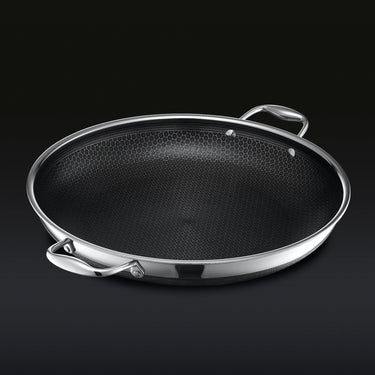 35cm HexClad Hybrid Pan with Lid