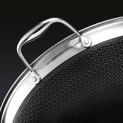35cm HexClad Hybrid Pan with Lid