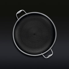 35cm HexClad Hybrid Pan with Lid